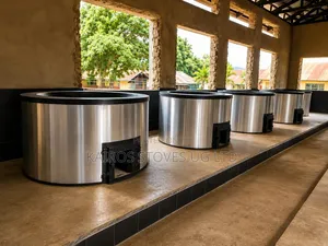 5 Unit Stainless Steel Institutional Eco Firewood Stoves