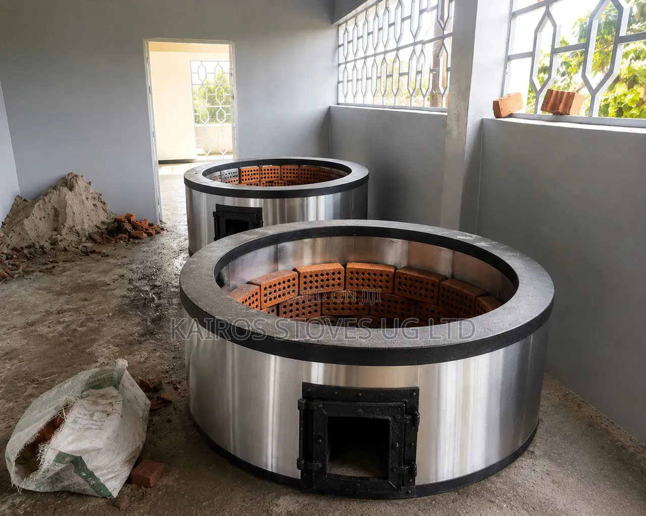 Brand New Institutional Eco Firewood Stove - Stainless Steel