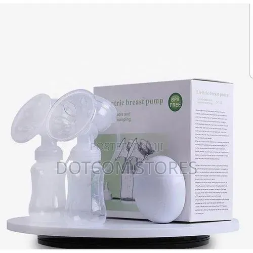 Electric Double Breast Pump - White
