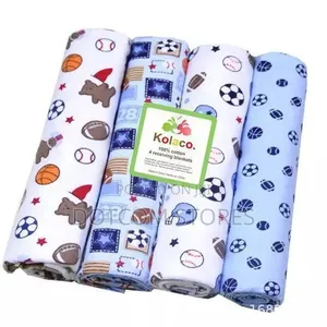 Baby 4Pcs/Pack 100% Cotton Baby Receiving Bedsheets