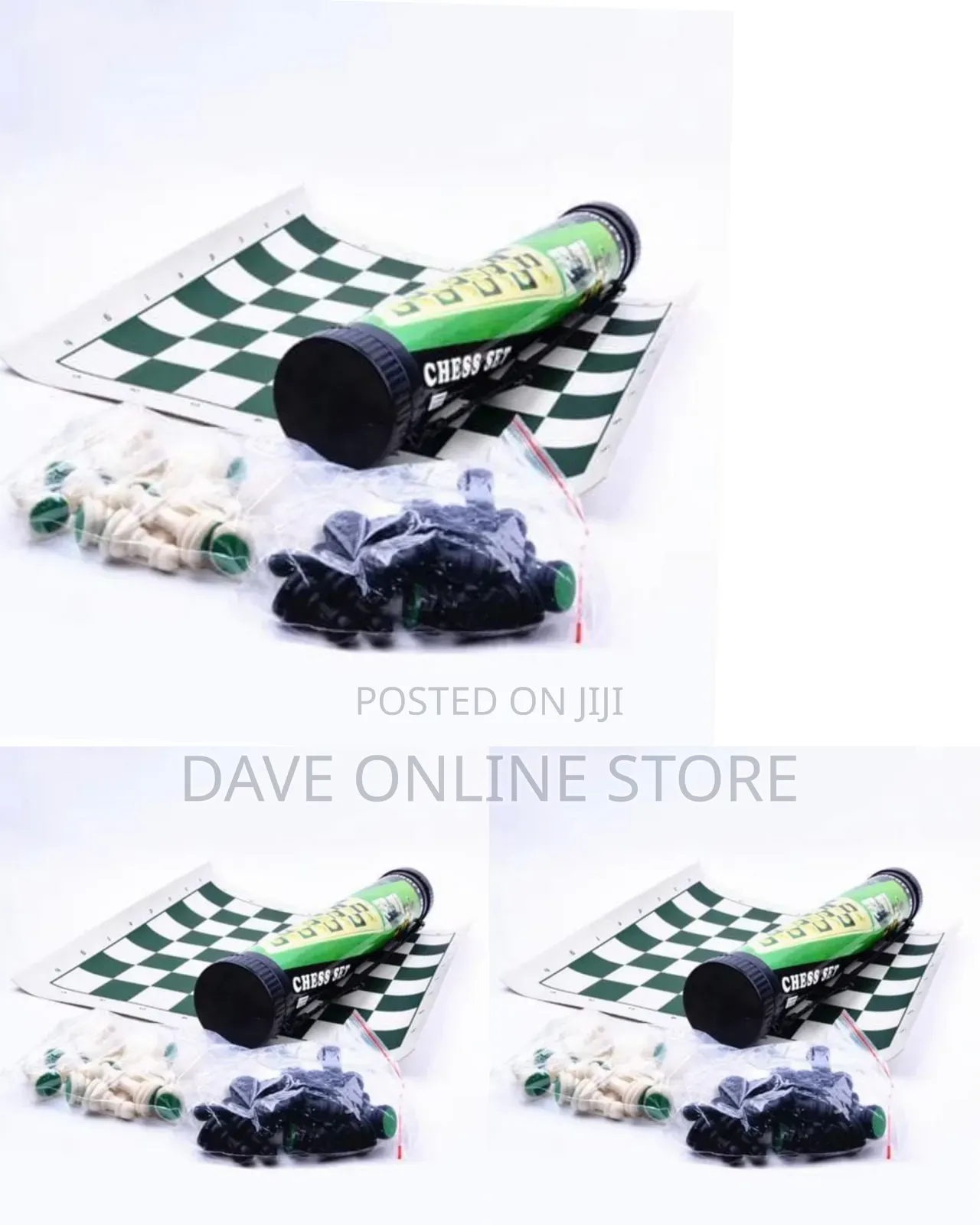 Portable, Roll-Up Tournament Chess Set