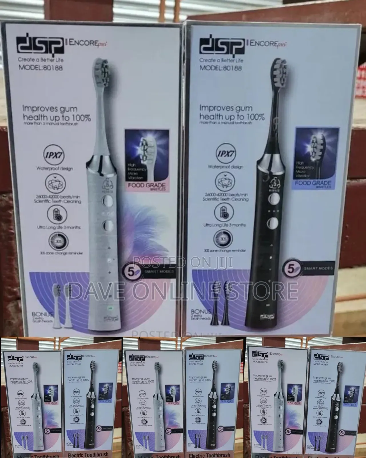 DSP Encore Model 80188 Sonic Electric Toothbrush