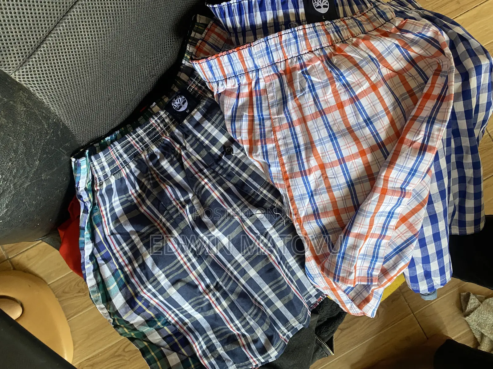 Cotton Checked Boxers