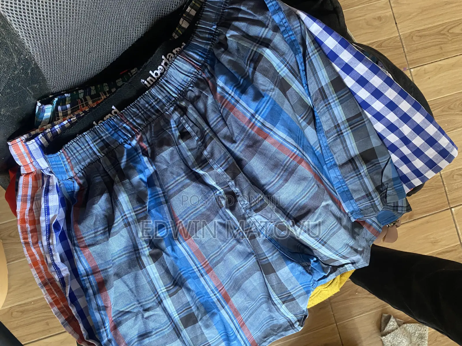 Cotton Checked Boxers