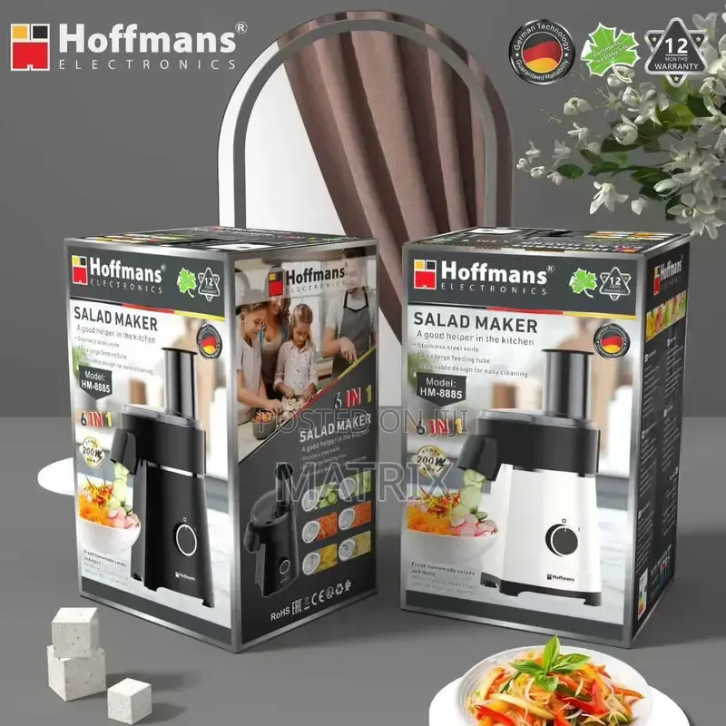Electric Slicer Chopper Salad Maker Hoffmans HM-8885