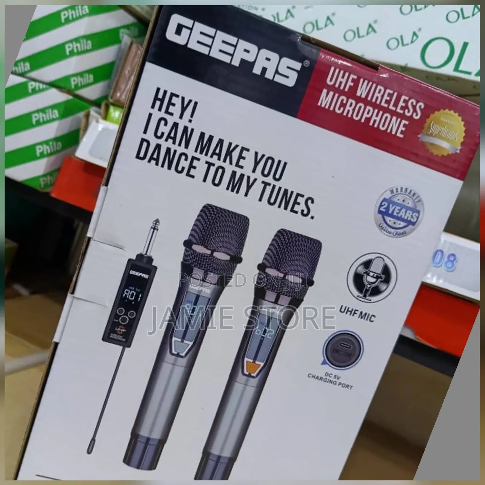 Geepas  Wireless Microphone,uhf Wireless Microphone