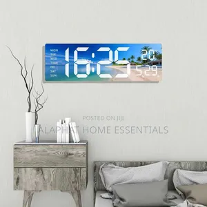 Rectangular LED Digital Wall Clock