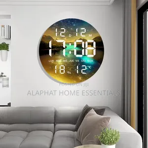 Rectangular LED Digital Wall Clock