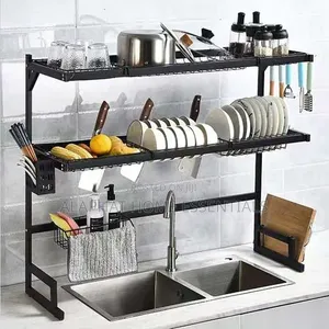 2-Tier Over-the-Sink Dish Drying Rack,
