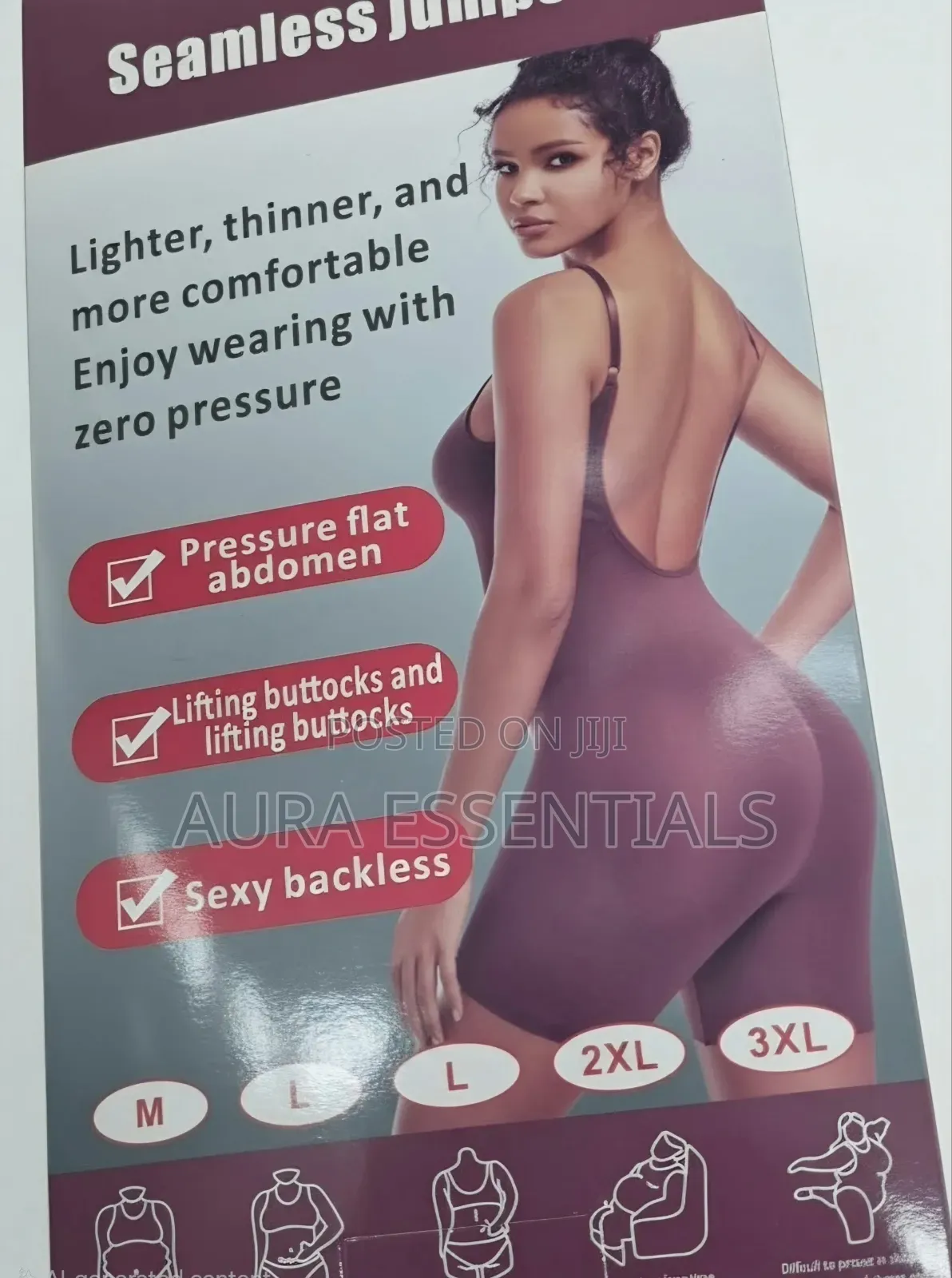 Women's Seamless Full-Body Shapewear Jumpsuit