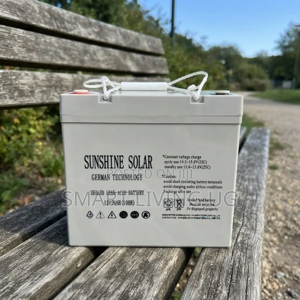 Sunshine 50Ah Solar Acid Battery – Compact Power Backup 456
