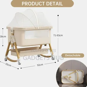Adjustable 3 in 1 Baby Bassinets Baby Beds Cribs Wheels