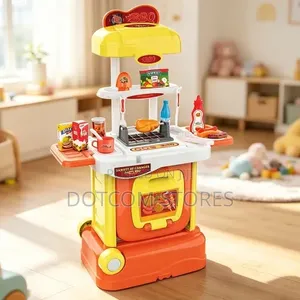 2-in-1 Kids' BBQ and Kitchen Play Set