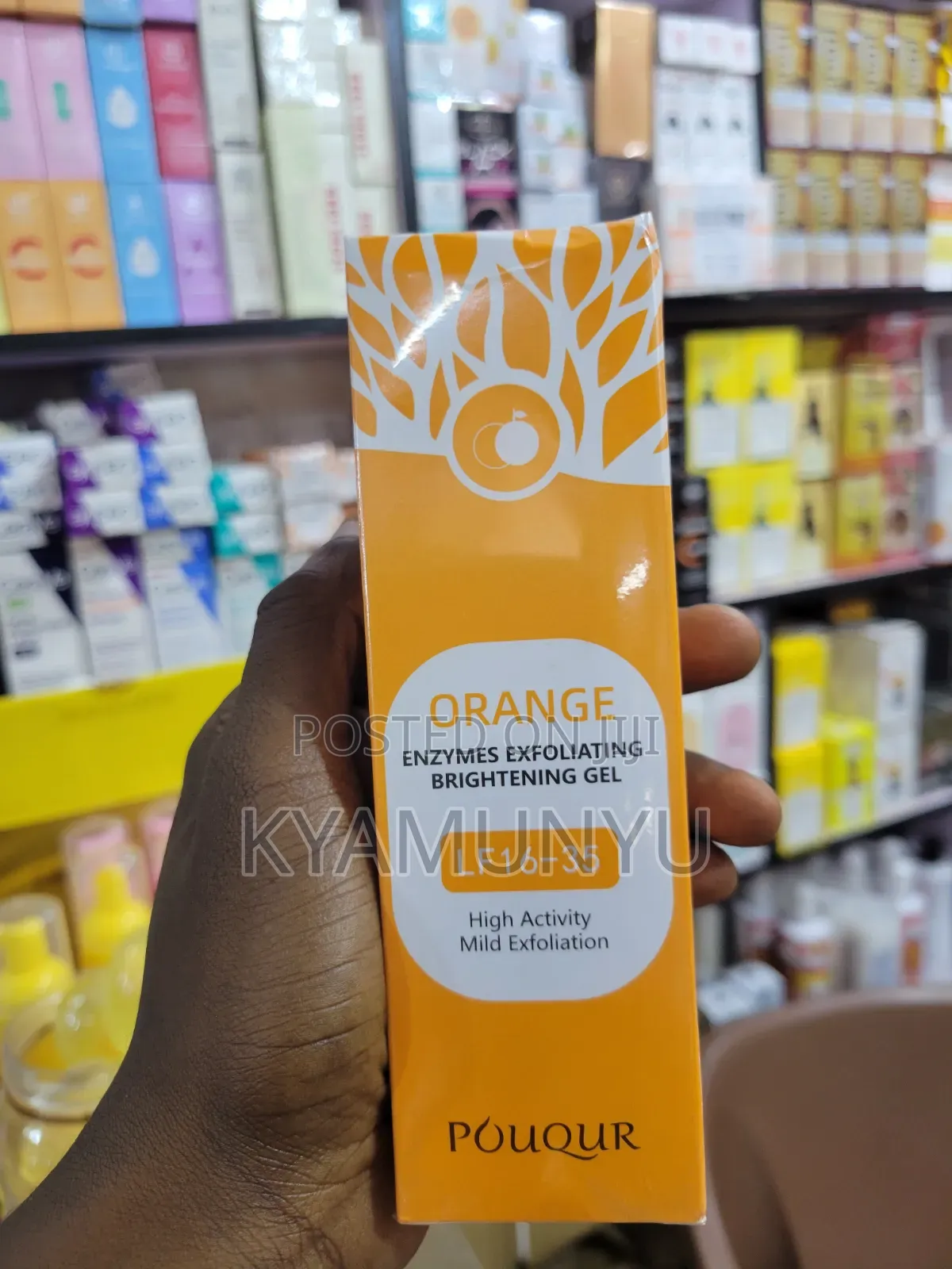 Orange Enzymes Exfoliating Brightening Gel.