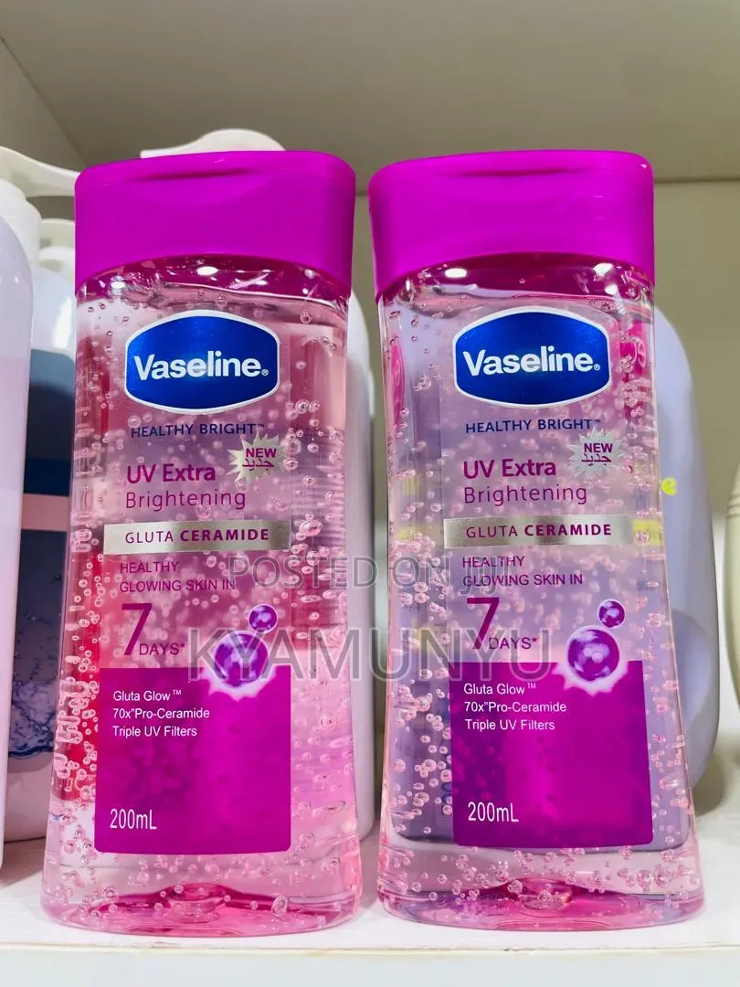Vaseline Healthy Bright UV Extra Brightening Gluta Ceramide Body Oil.