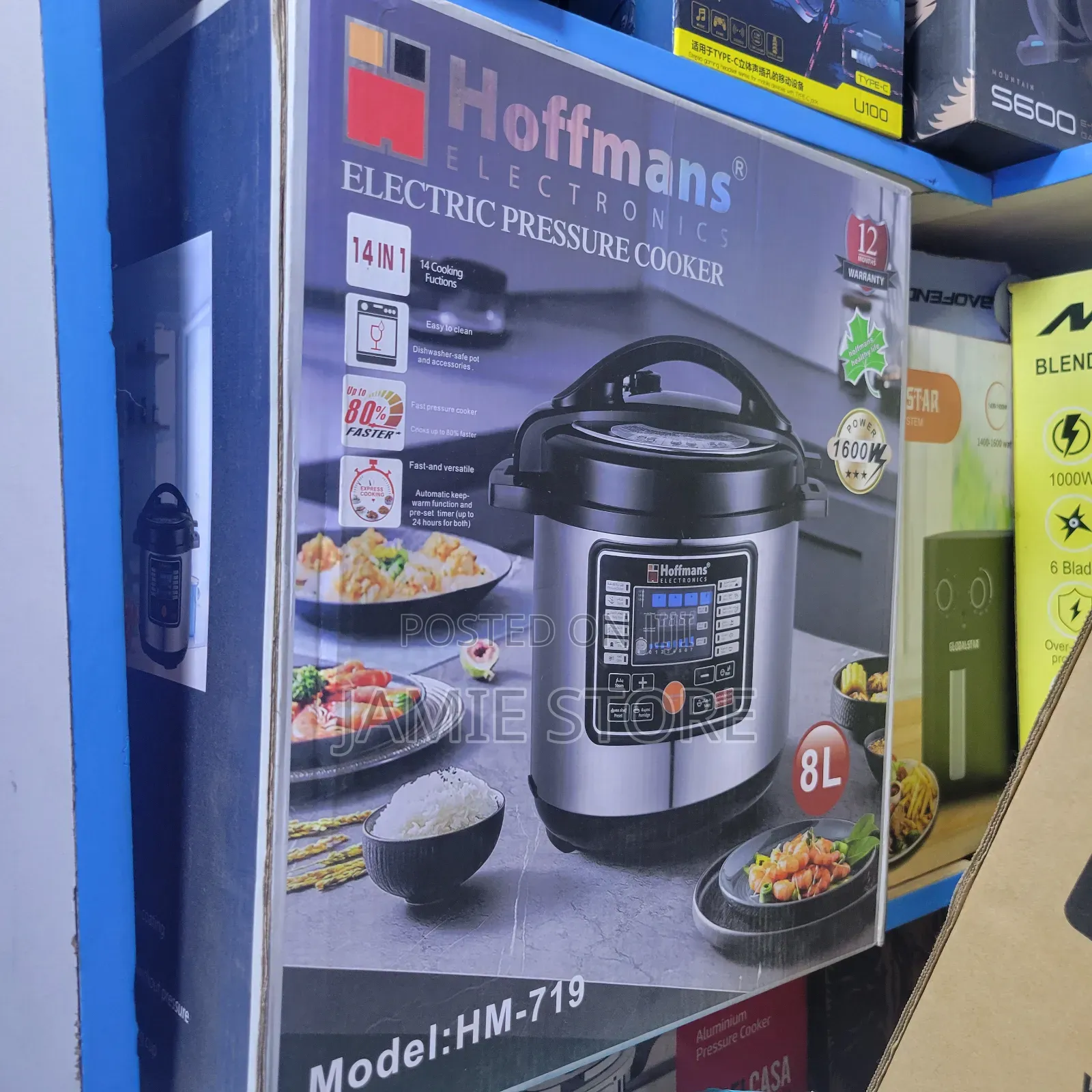 8l Pressure Cooker With Steamer