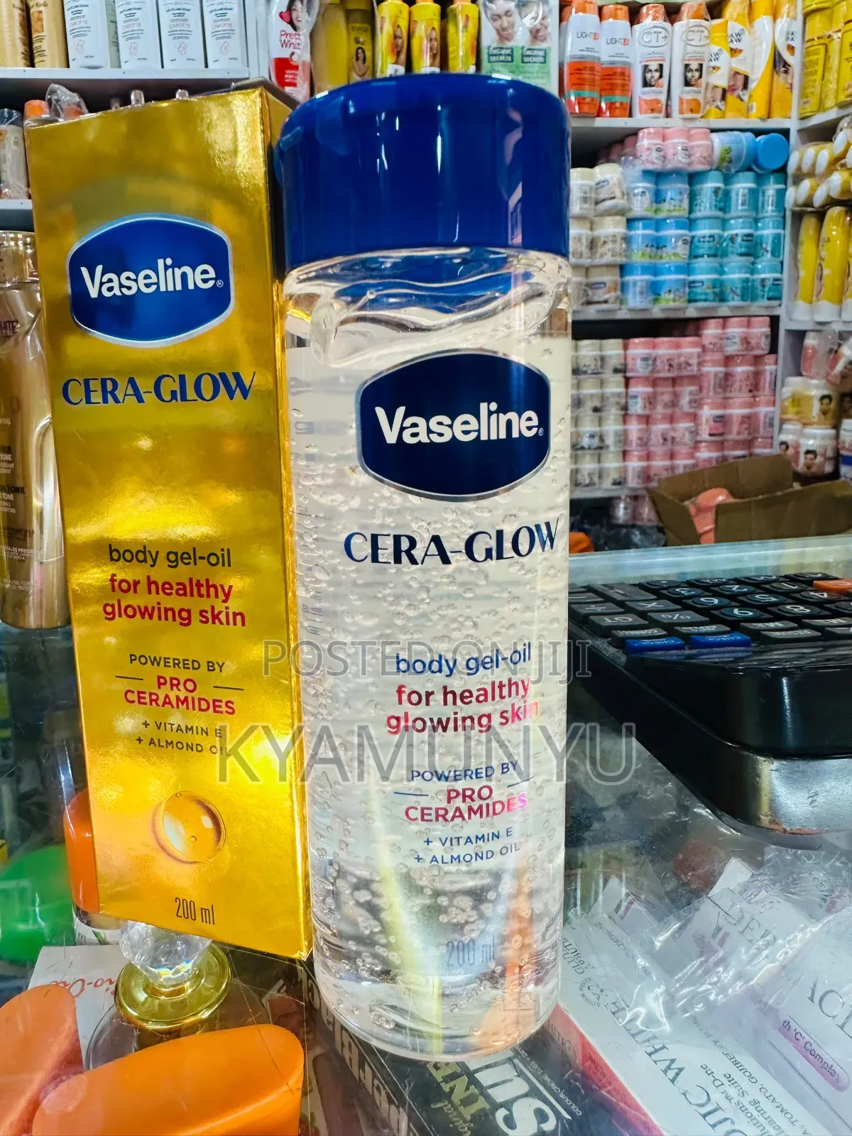 Vaseline Cera-Glow Body Gel-Oil.