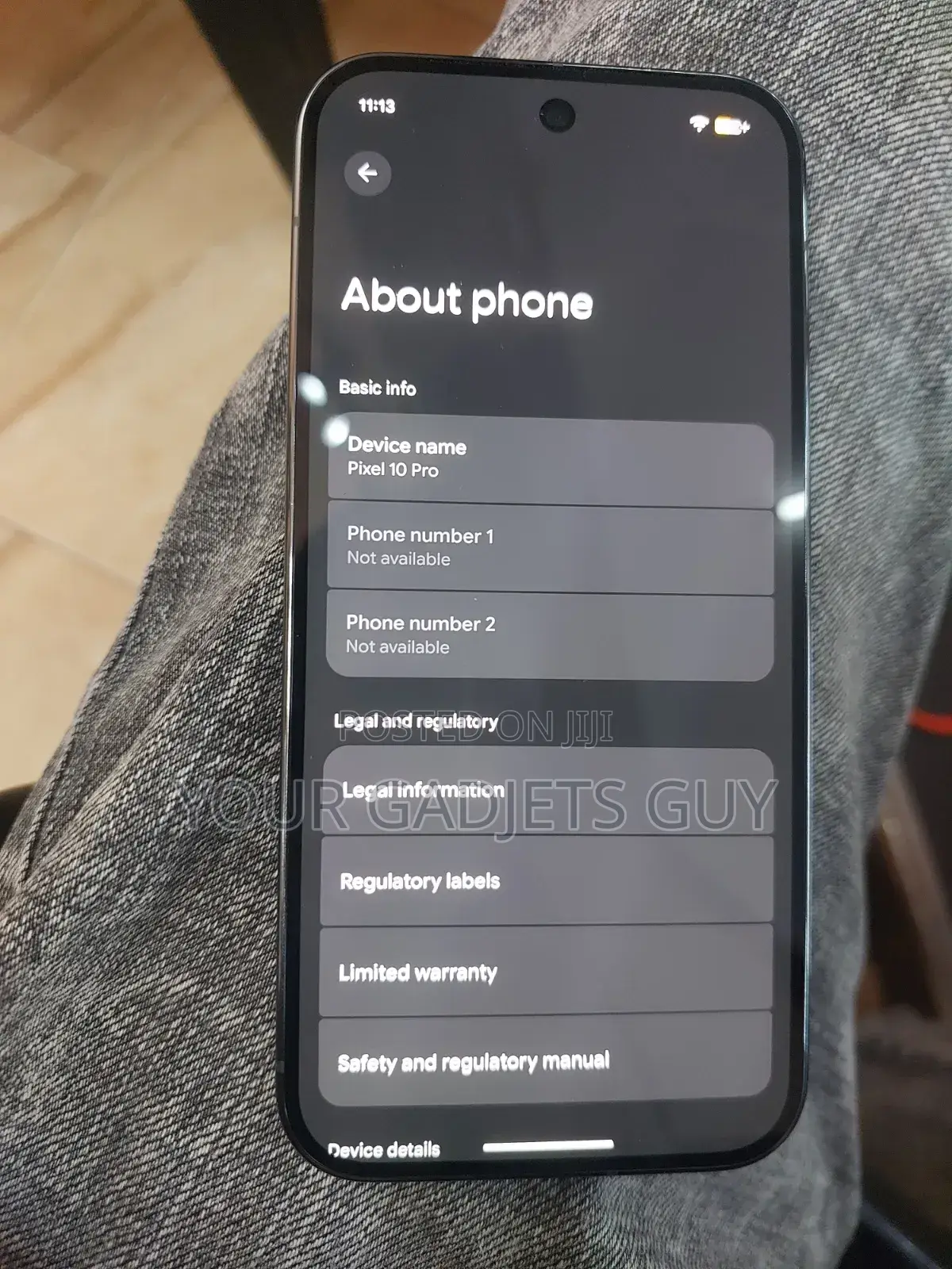 New Google Pixel 10 Pro 256 GB Gray