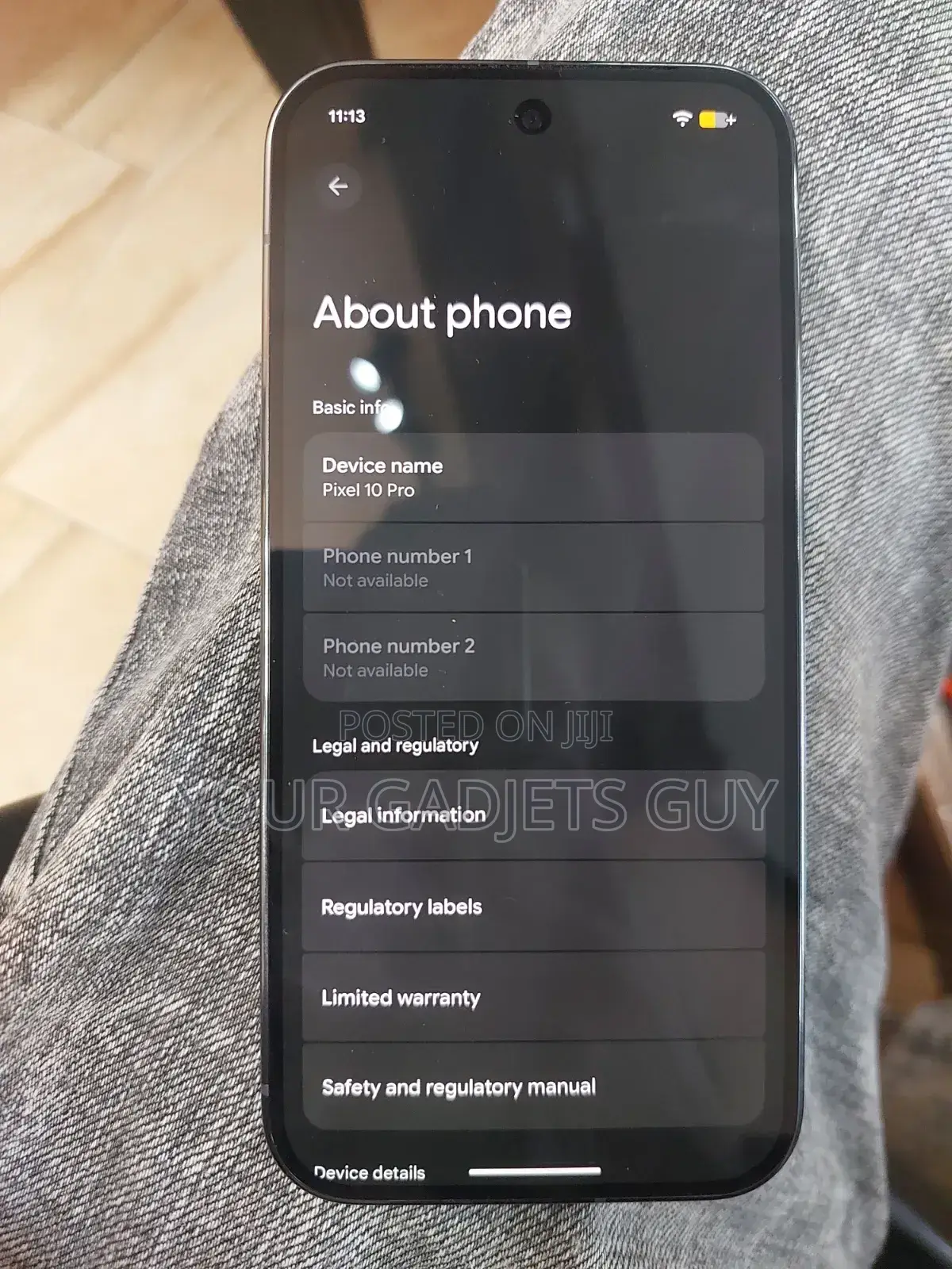 New Google Pixel 10 Pro 256 GB Gray