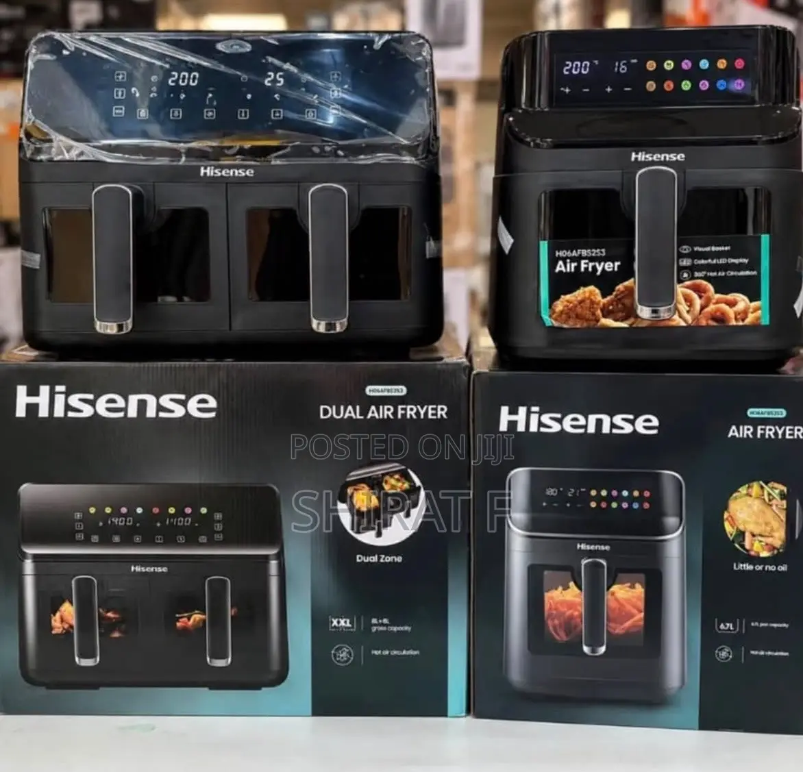 Hisense Dual Airfryer 8litres
