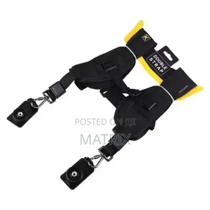 Durable Double Shoulder Camera Strap for DSLR SLR Cameras