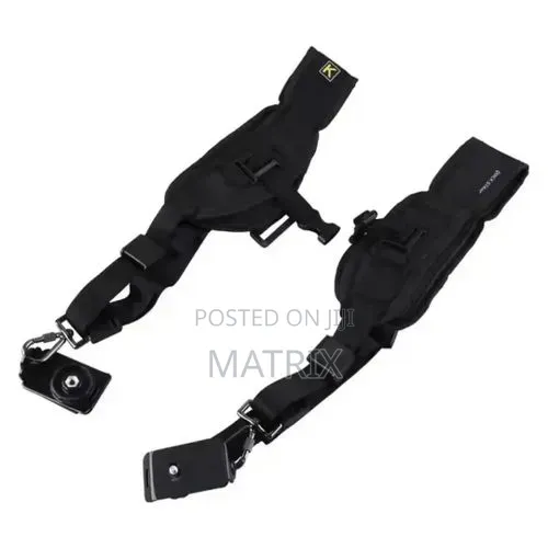 Durable Double Shoulder Camera Strap for DSLR SLR Cameras