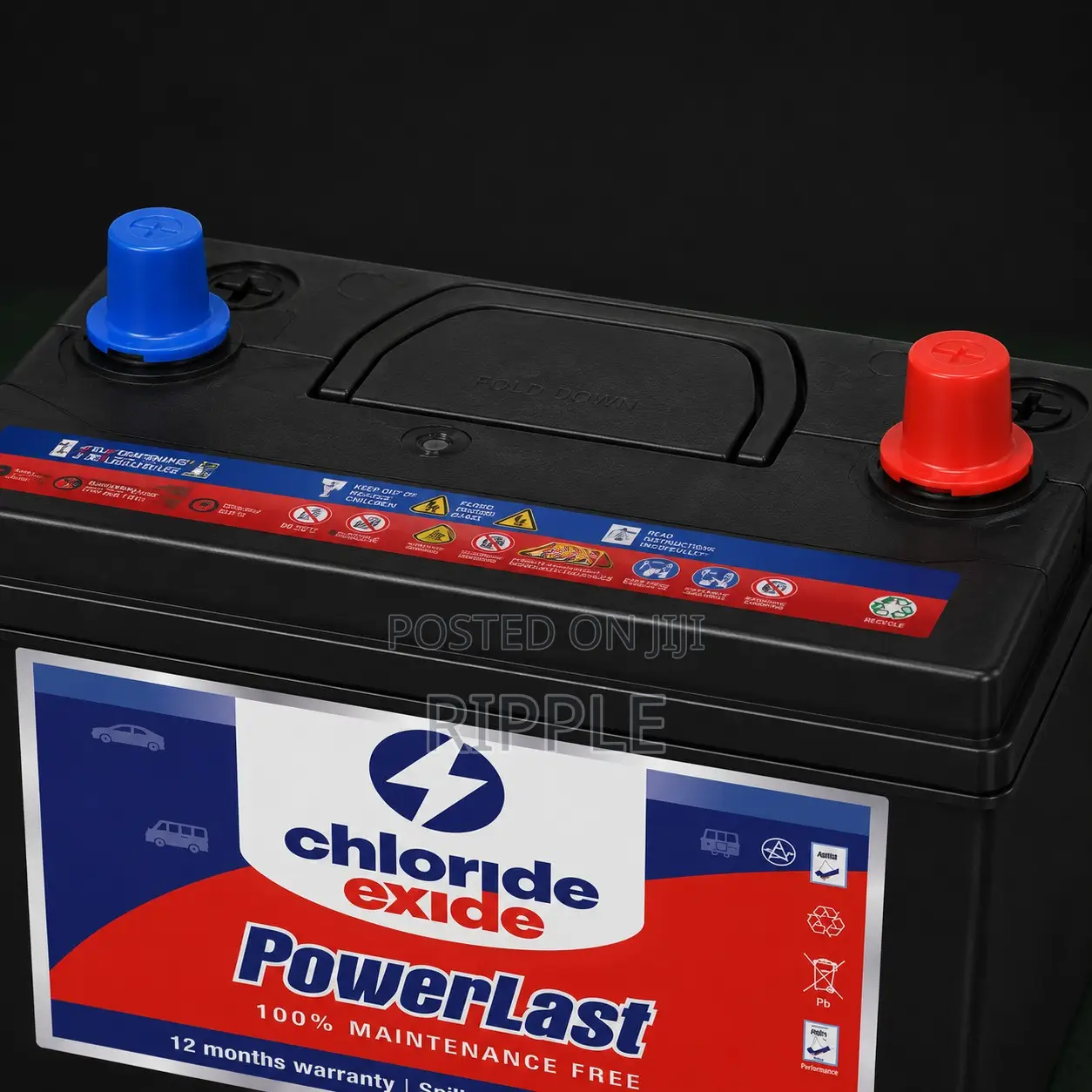 50Ah Chloride Exide PowerLast N50 L MF Short Box MF Car Battery