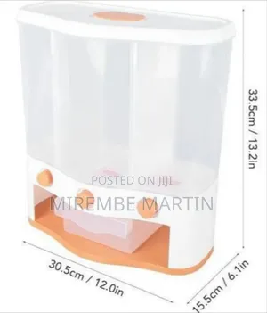 3 Grid Grain Storage Container/ Dispenser