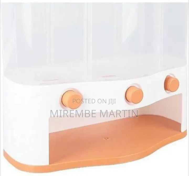 3 Grid Grain Storage Container/ Dispenser