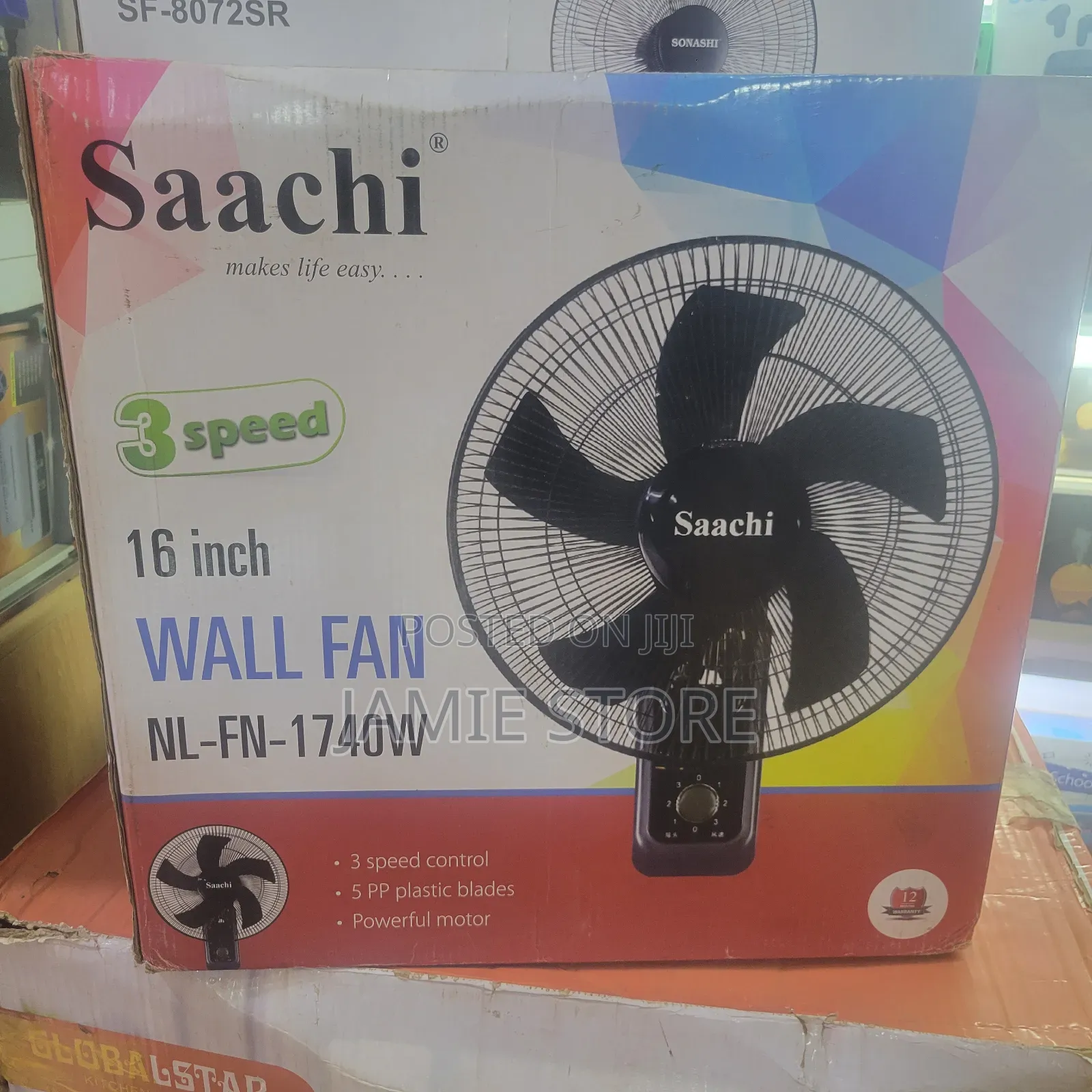 6 Inch Saachi Wall Fan