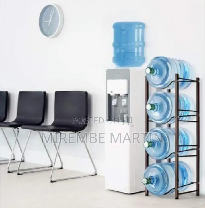 Multi-Tier Water Jug Storage Rack