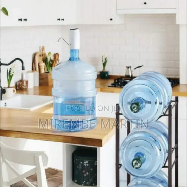 Multi-Tier Water Jug Storage Rack