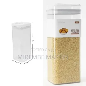 DLUX Tall Airtight Food Storage Container for Pantry Organization,l