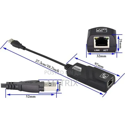 USB to RJ45 Ethernet Network Adapter