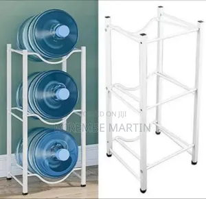 Three-Tier Water Jug Storage Rack