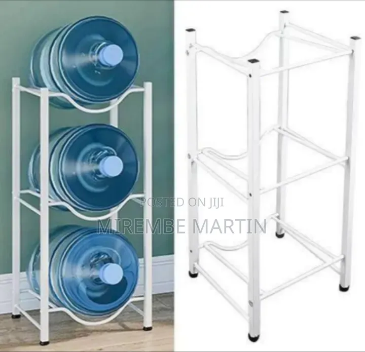 Three-Tier Water Jug Storage Rack