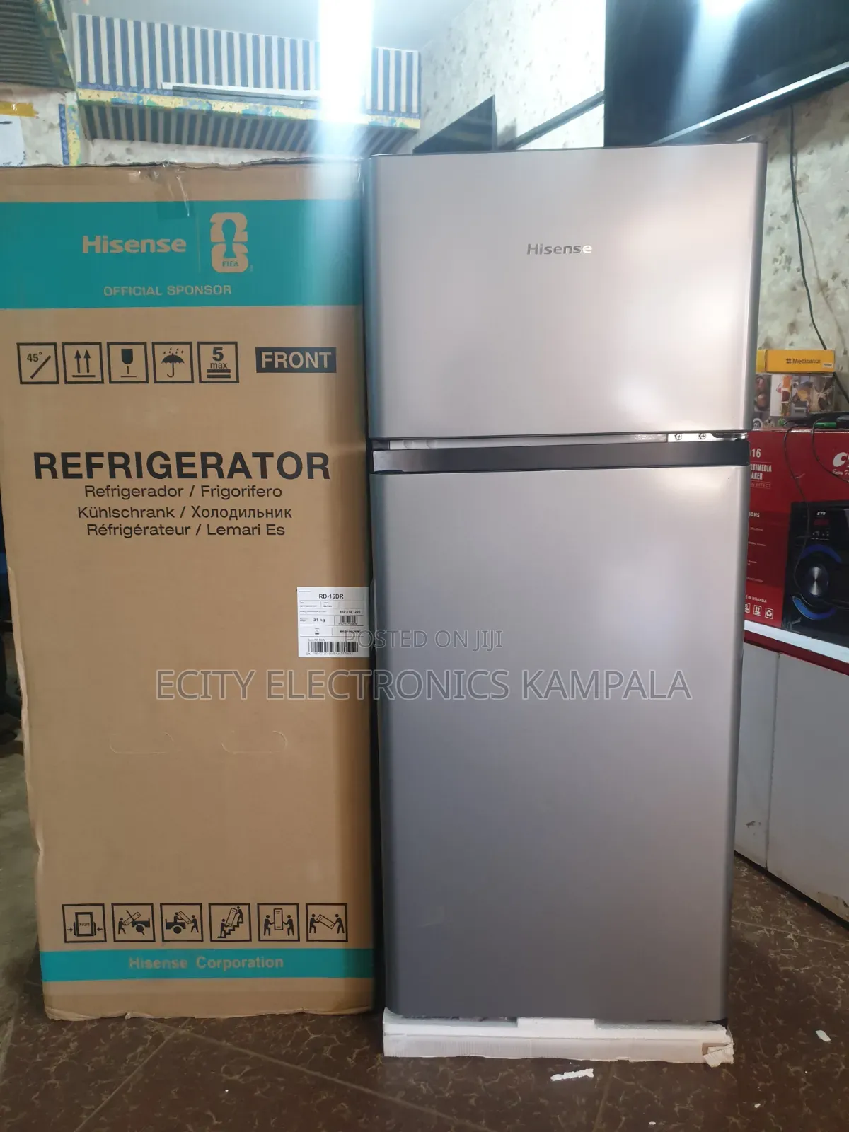 Hisense Fridge 160L" Double Door