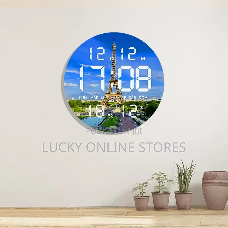 Home Digital Wall Clock