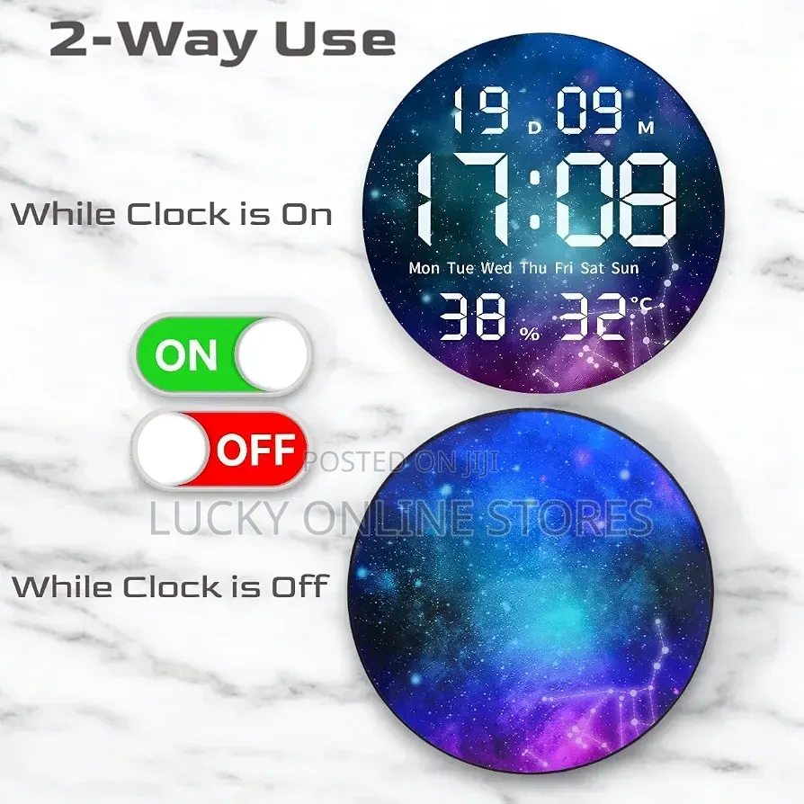 Home Digital Wall Clock