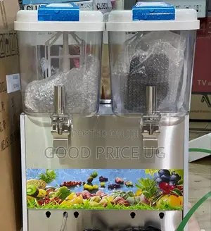 Commercial Double-Tank Electric Juice Dispenser and Cooler