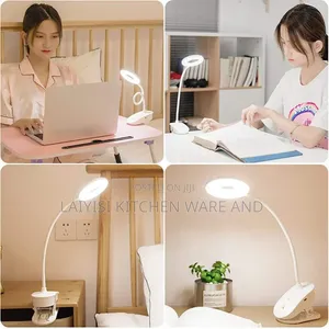 3Modes Clip Desk Light Dimmer Rechargeable USB Led Table Lamp