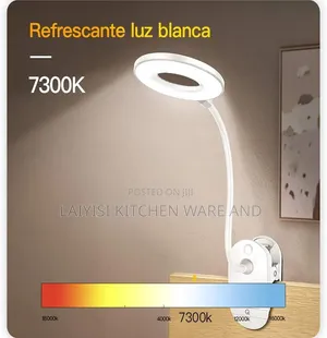 3Modes Clip Desk Light Dimmer Rechargeable USB Led Table Lamp