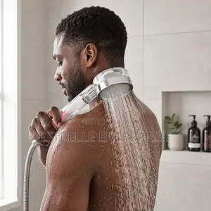 Shower Head With Fan Filter and Temperature Sensor