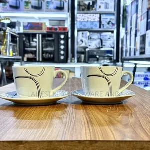 6-Piece Tea Cup & Saucer Set – Elegant, Durable & Stylish