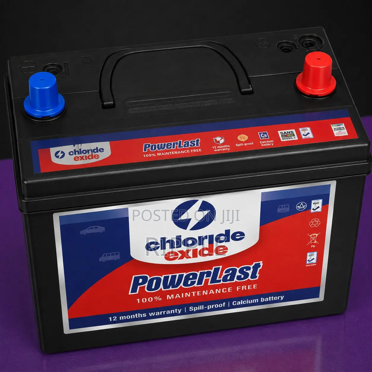 70Ah Chloride Exide PowerLast N70ZMF Maintenance Free Car Battery 12V