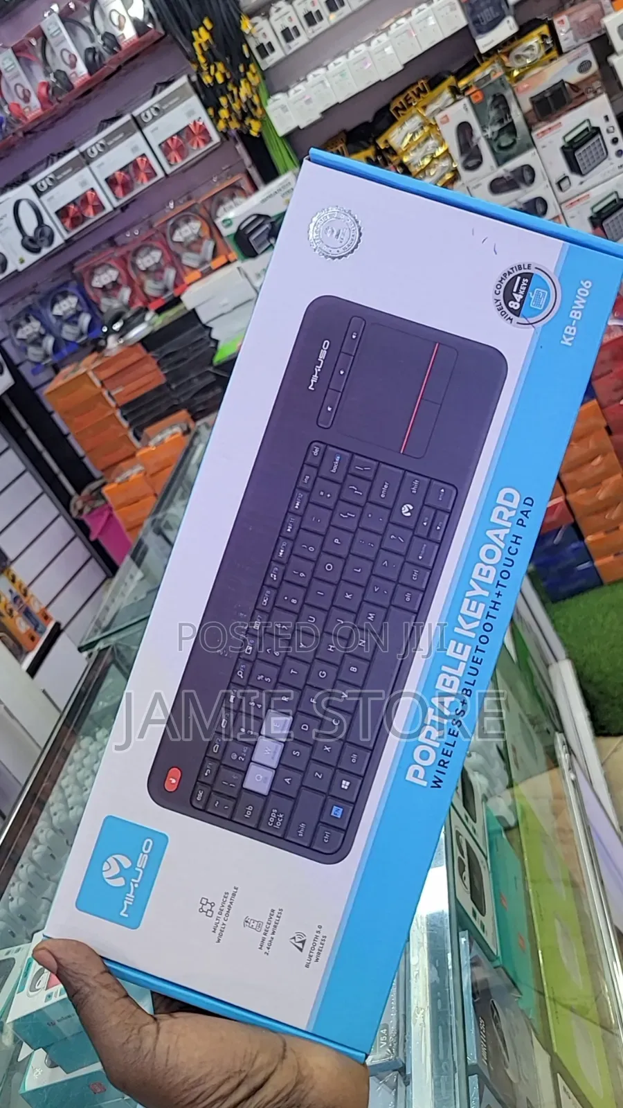 Mini Wireless Keyboard and Mouse Touch Pad