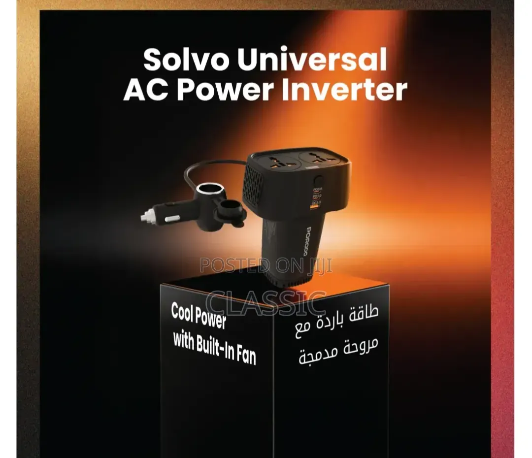 Porodo Solvo 300W Universal Car Power Inverter