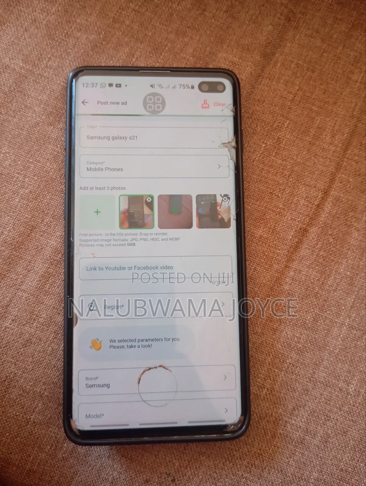 Samsung Galaxy S21 Ultra 5G 128 GB Black