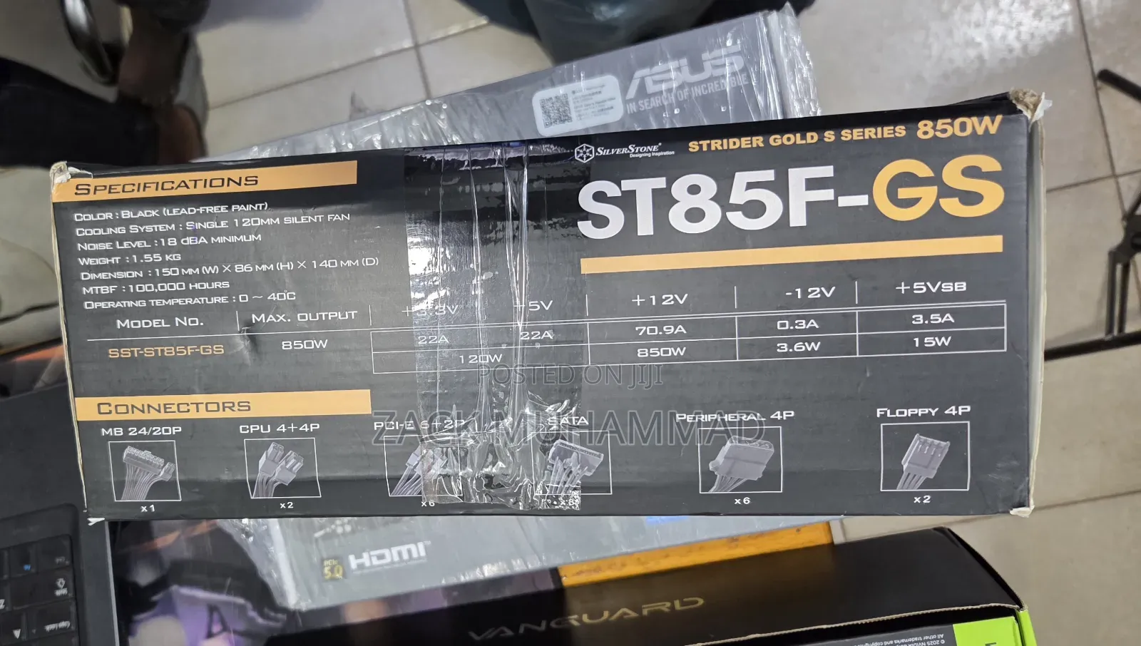 Power Supply 850w Gold 80plus