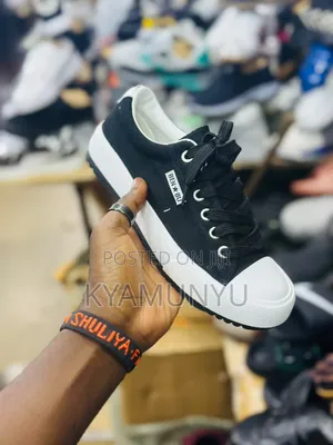 Ben Bu Canvas Platform Sneakers.